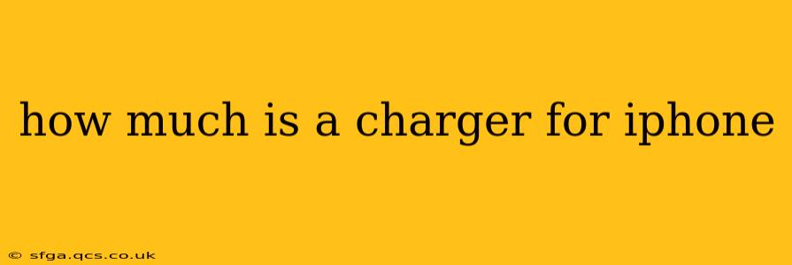 how much is a charger for iphone