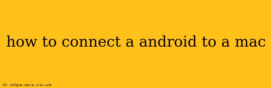 how to connect a android to a mac