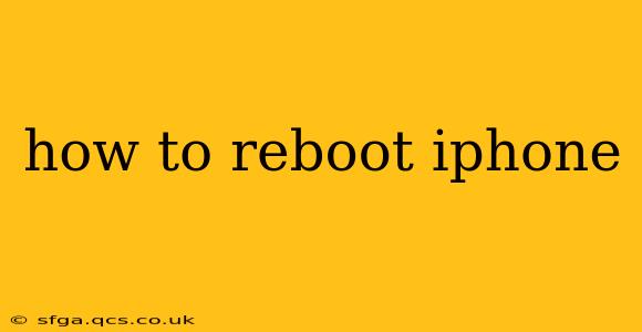 how to reboot iphone