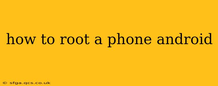 how to root a phone android
