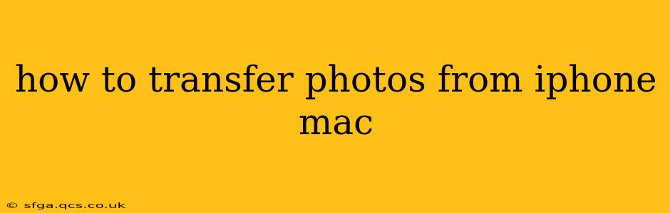 how to transfer photos from iphone mac