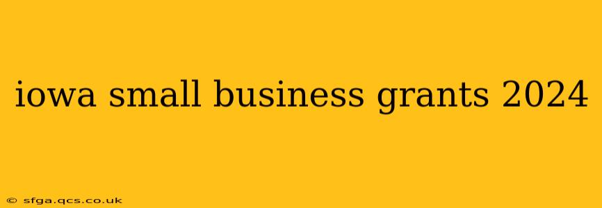 iowa small business grants 2024