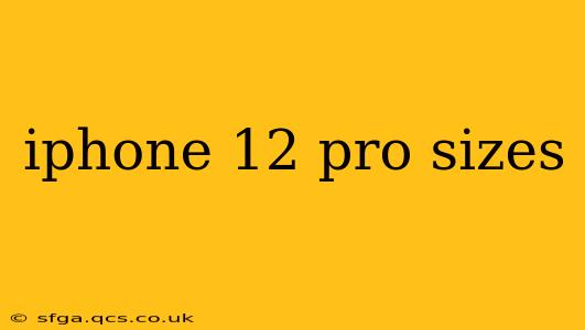 iphone 12 pro sizes