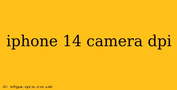iphone 14 camera dpi