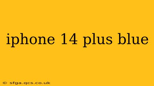 iphone 14 plus blue