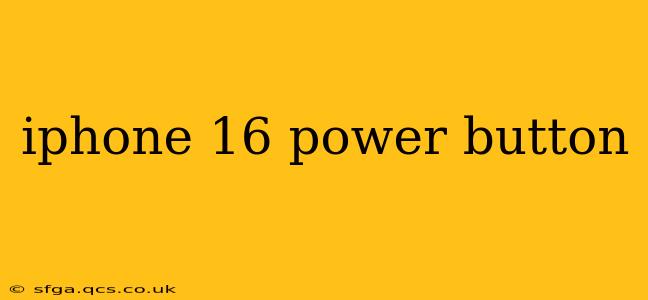 iphone 16 power button