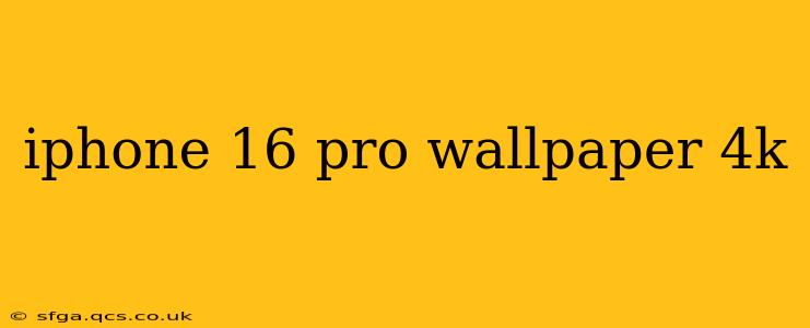 iphone 16 pro wallpaper 4k