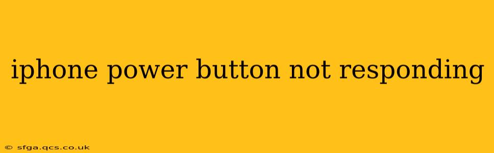 iphone power button not responding