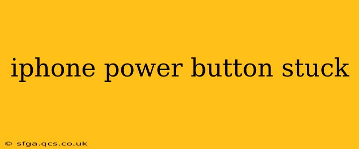 iphone power button stuck