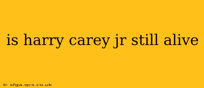 is harry carey jr still alive