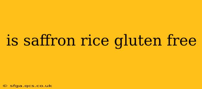is saffron rice gluten free