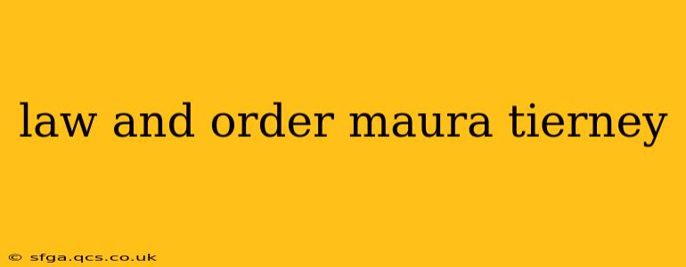 law and order maura tierney