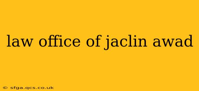 law office of jaclin awad