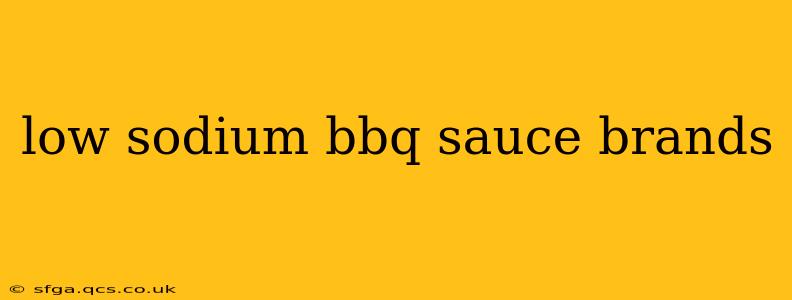 low sodium bbq sauce brands