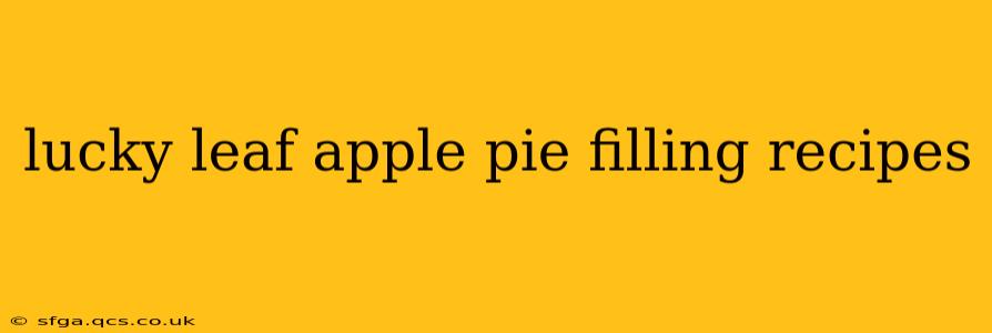 lucky leaf apple pie filling recipes