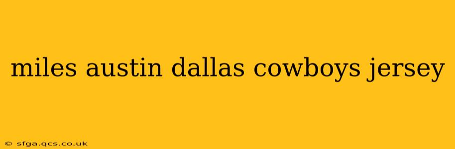 miles austin dallas cowboys jersey