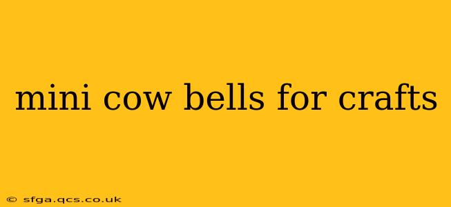 mini cow bells for crafts