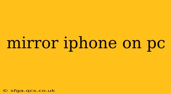 mirror iphone on pc