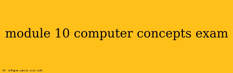 module 10 computer concepts exam