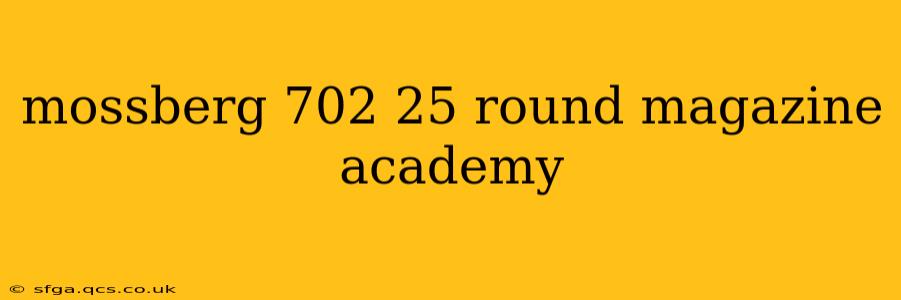 mossberg 702 25 round magazine academy