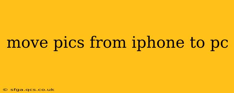 move pics from iphone to pc
