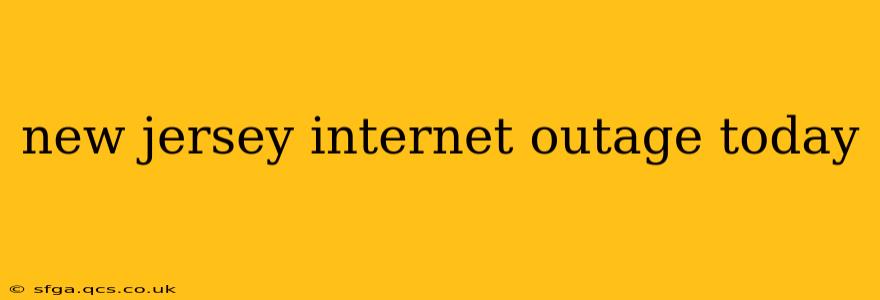 new jersey internet outage today