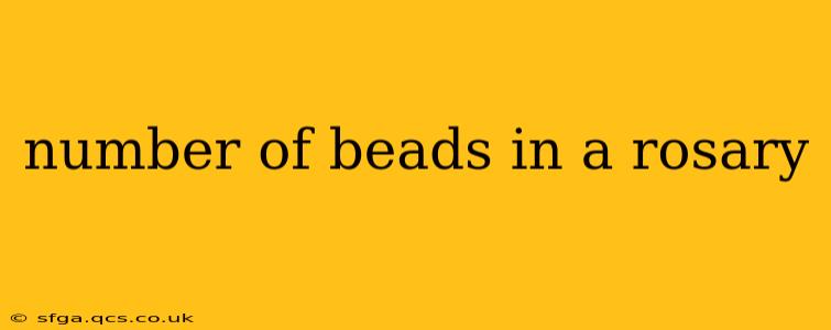 number of beads in a rosary