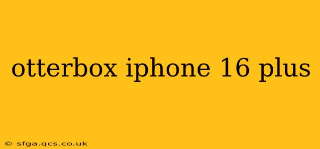 otterbox iphone 16 plus