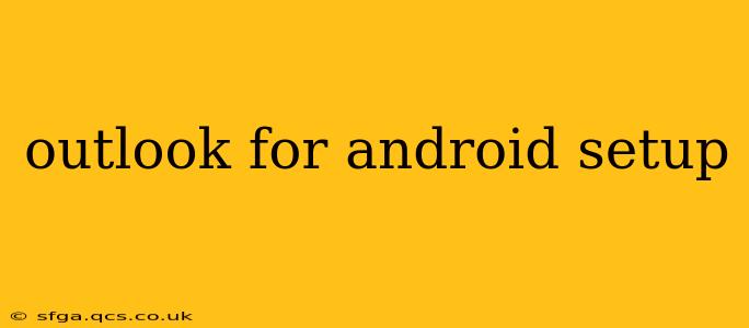 outlook for android setup