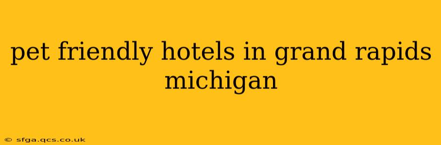 pet friendly hotels in grand rapids michigan