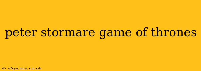 peter stormare game of thrones