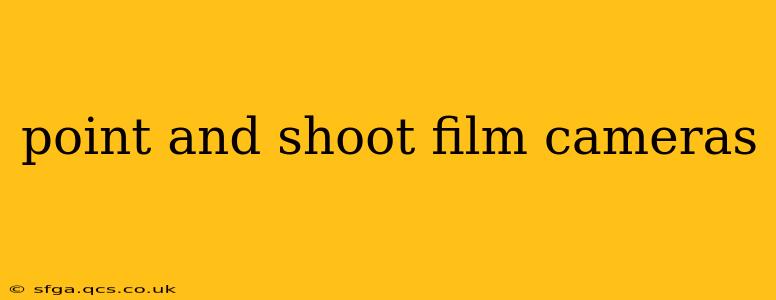 point and shoot film cameras