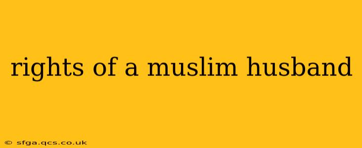 rights of a muslim husband