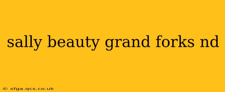 sally beauty grand forks nd