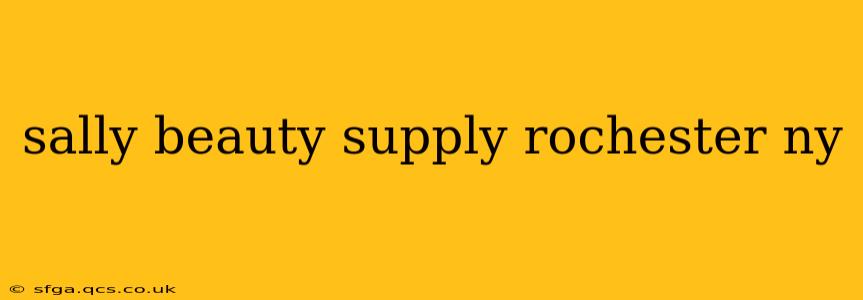 sally beauty supply rochester ny