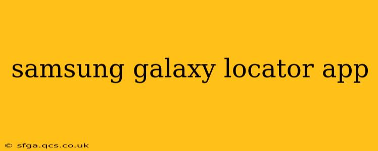 samsung galaxy locator app