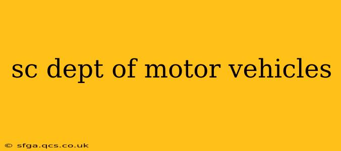sc dept of motor vehicles
