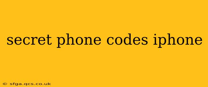 secret phone codes iphone