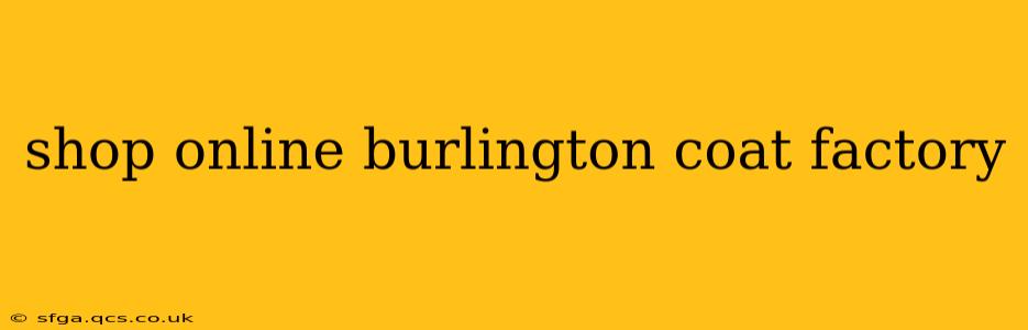shop online burlington coat factory