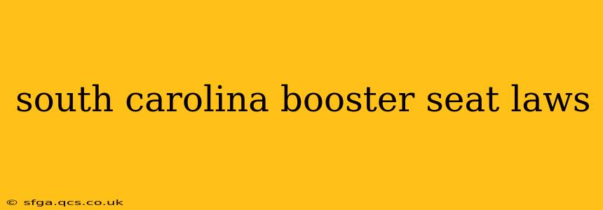 south carolina booster seat laws