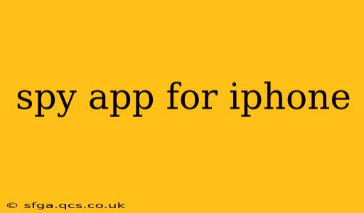 spy app for iphone