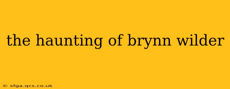 the haunting of brynn wilder