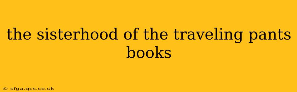 the sisterhood of the traveling pants books