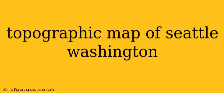 topographic map of seattle washington