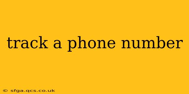 track a phone number