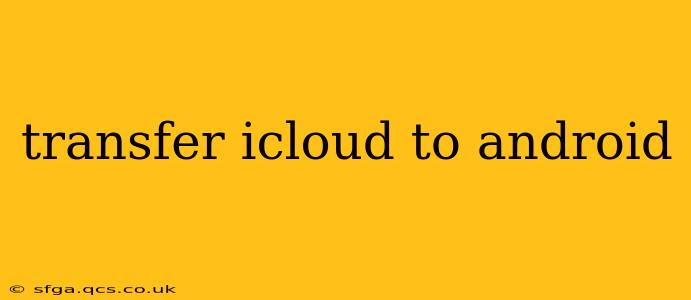 transfer icloud to android