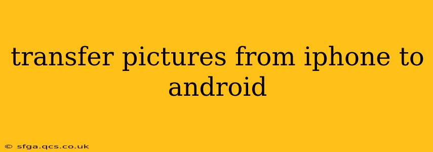 transfer pictures from iphone to android
