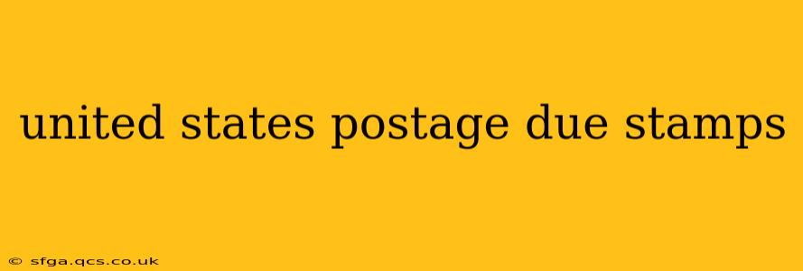 united states postage due stamps