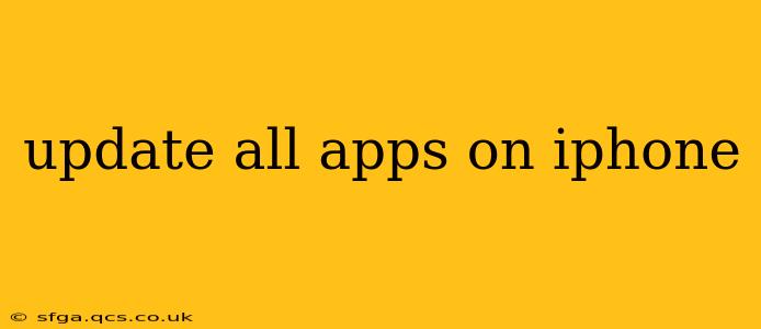 update all apps on iphone