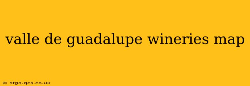 valle de guadalupe wineries map